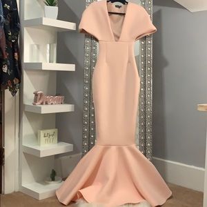 Peach Pink mermaid dress
